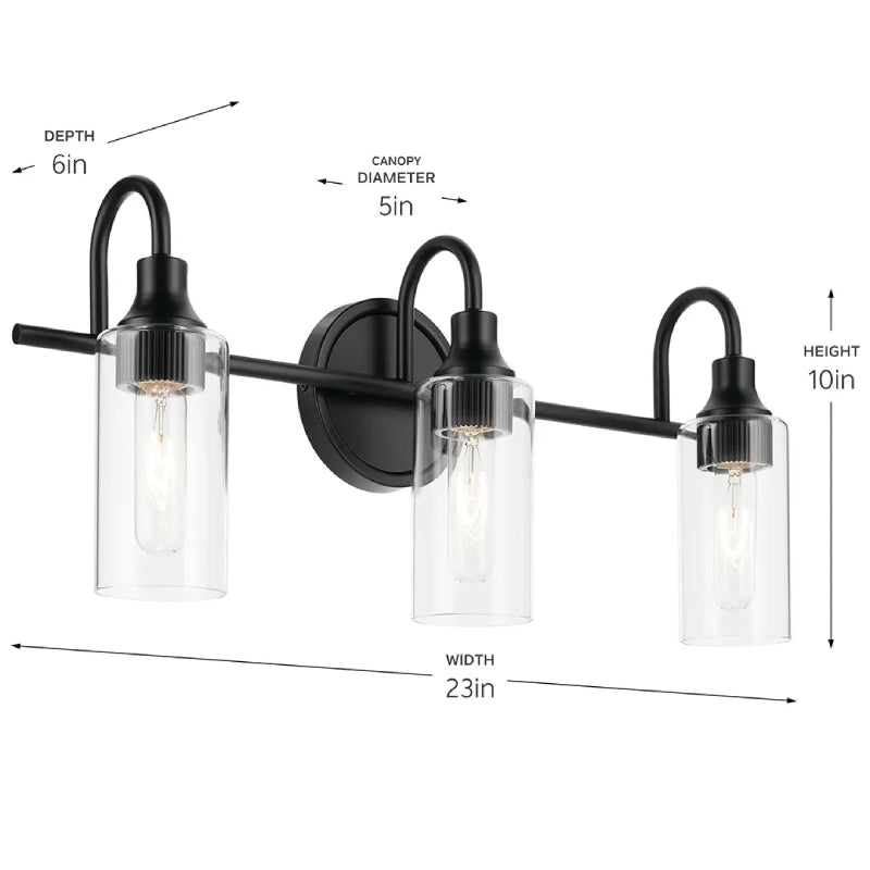 Kichler 55211 Kavi 3-lt 23" Vanity Light