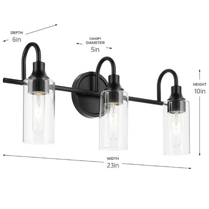 Kichler 55211 Kavi 3-lt 23" Vanity Light