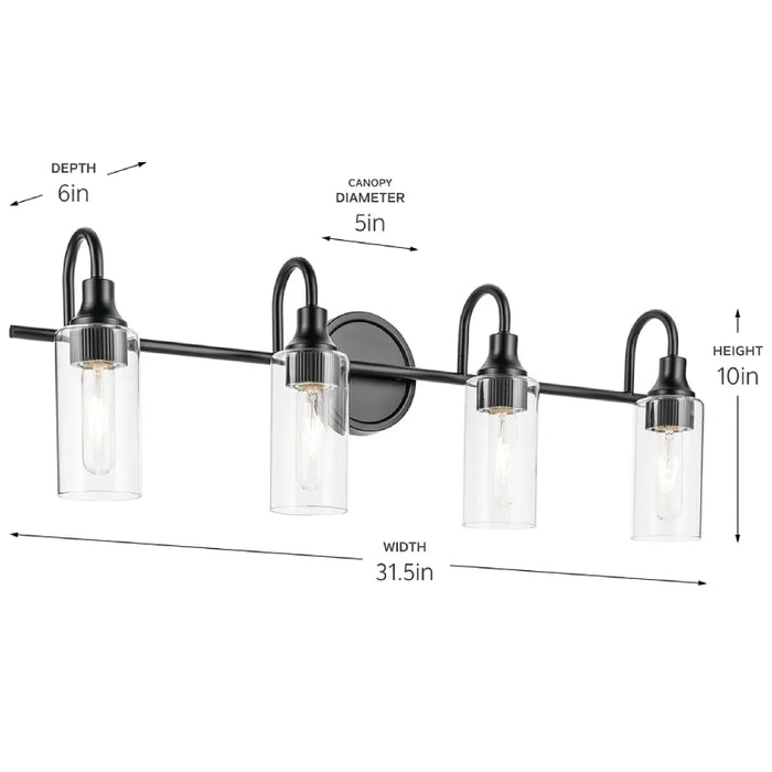 Kichler 55212 Kavi 4-lt 32" Vanity Light