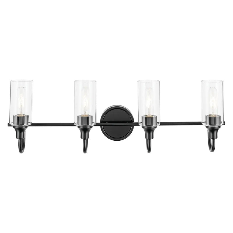 Kichler 55212 Kavi 4-lt 32" Vanity Light - Black
