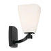 Kichler 55214 Marant 1-lt 10" Tall Wall Sconce - Black Opal Glass