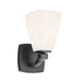 Kichler 55214 Marant 1-lt 10" Tall Wall Sconce - Black Opal Glass