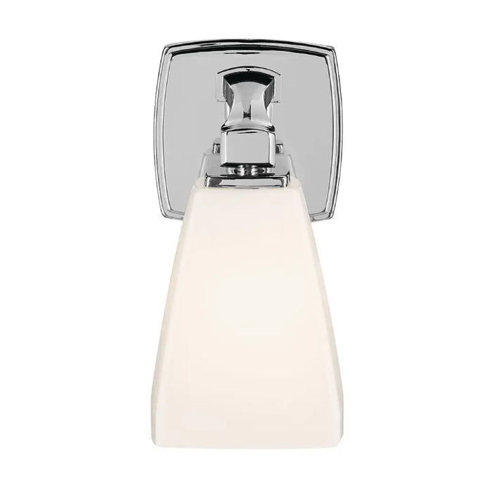 Kichler 55214 Marant 1-lt 10" Tall Wall Sconce - Chrome Opal Glass