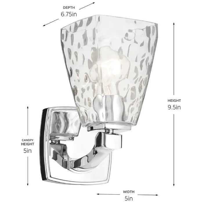 Kichler 55214 Marant 1-lt 10" Tall Wall Sconce