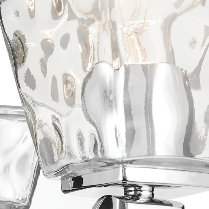 Kichler 55214 Marant 1-lt 10" Tall Wall Sconce - Chrome Clear Water Glass