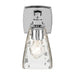 Kichler 55214 Marant 1-lt 10" Tall Wall Sconce - Chrome Clear Water Glass