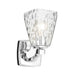 Kichler 55214 Marant 1-lt 10" Tall Wall Sconce - Chrome Clear Water Glass