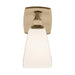 Kichler 55214 Marant 1-lt 10" Tall Wall Sconce - Champagne Bronze Opal Glass