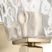 Kichler 55214 Marant 1-lt 10" Tall Wall Sconce - Champagne Bronze Clear Water Glass