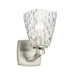 Kichler 55214 Marant 1-lt 10" Tall Wall Sconce - Brushed Nickel Clear Water Glass