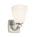 Kichler 55214 Marant 1-lt 10" Tall Wall Sconce - Brushed Nickel Opal Glass