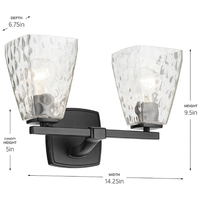 Kichler 55215 Marant 2-lt 14" Vanity Light