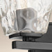 Kichler 55215 Marant 2-lt 14" Vanity Light - Black Clear Water Glass