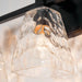 Kichler 55216 Marant 3-lt 24" Vanity Light - Black Clear Water