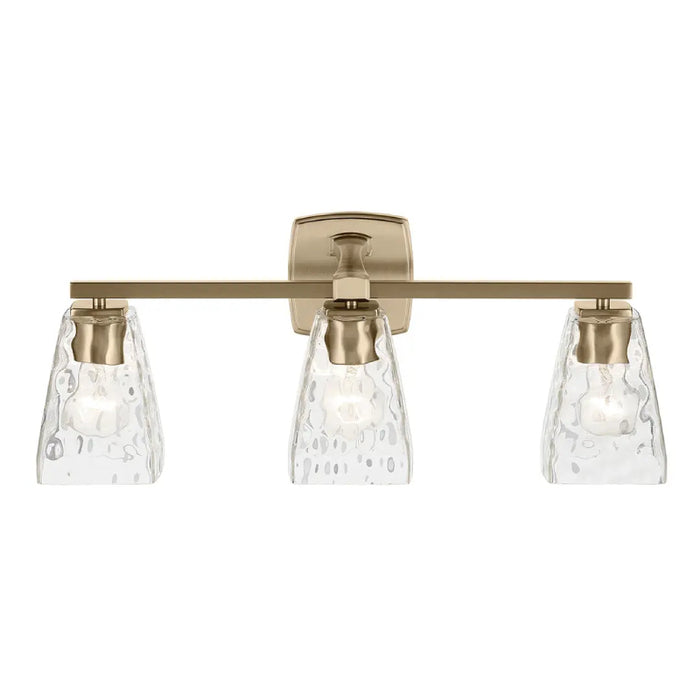 Kichler 55216 Marant 3-lt 24" Vanity Light - Champagne Bronze Clear Water