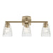 Kichler 55216 Marant 3-lt 24" Vanity Light - Champagne Bronze Clear Water