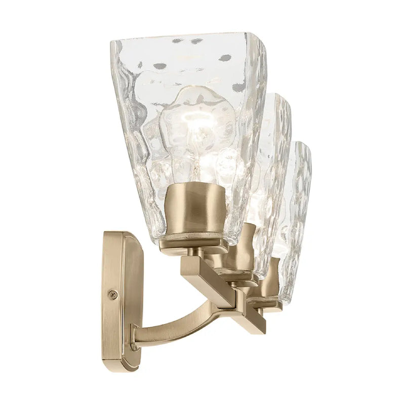 Kichler 55216 Marant 3-lt 24" Vanity Light - Champagne Bronze Clear Water