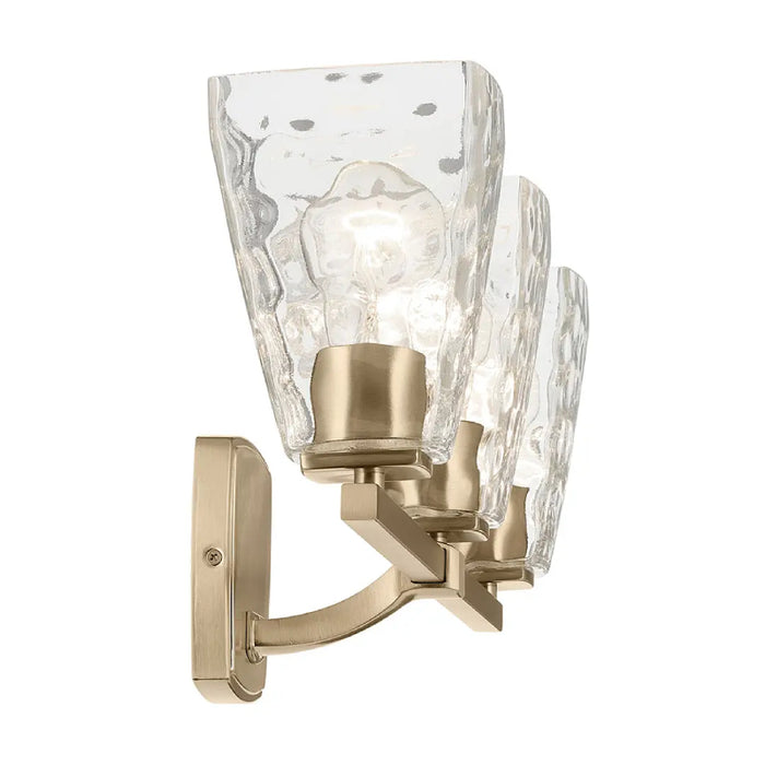 Kichler 55216 Marant 3-lt 24" Vanity Light - Champagne Bronze Clear Water