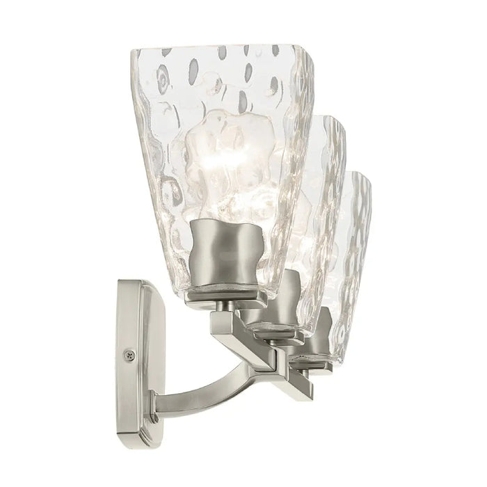 Kichler 55216 Marant 3-lt 24" Vanity Light - Brushed Nickel Clear Water