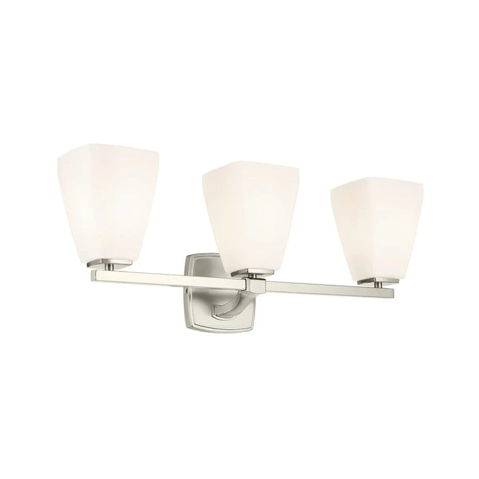 Kichler 55216 Marant 3-lt 24" Vanity Light - Brushed Nickel Opal