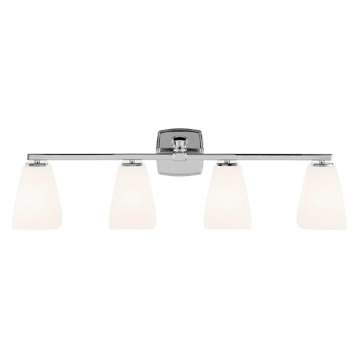 Kichler 55217 Marant 4-lt 33" Vanity Light - Chrome Opal Glass