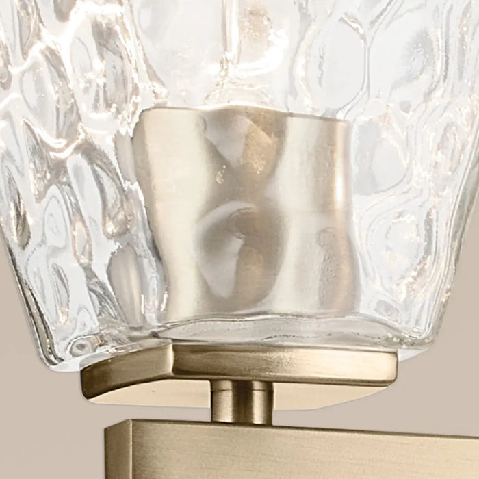Kichler 55217 Marant 4-lt 33" Vanity Light - Champagne Bronze Clear Water Glass