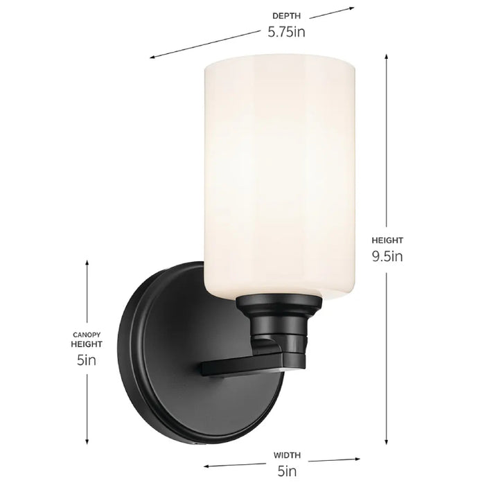 Kichler 55224 Gioe 1-lt 10" Tall Wall Sconce
