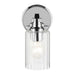 Kichler 55224 Gioe 1-lt 10" Tall Wall Sconce - Chrome Clear Fluted Glass