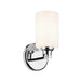 Kichler 55224 Gioe 1-lt 10" Tall Wall Sconce - Chrome Opal Glass
