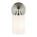 Kichler 55224 Gioe 1-lt 10" Tall Wall Sconce - Brushed Nickel Opal Glass