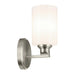 Kichler 55224 Gioe 1-lt 10" Tall Wall Sconce - Brushed Nickel Opal Glass
