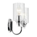 Kichler 55225 Gioe 2-lt 14" Vanity Light - Chrome Clear Fluted Glass