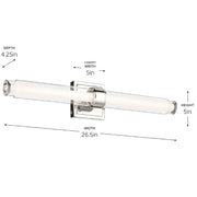Kichler 55238 Laurene 1-lt 27" LED Vanity Light