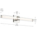 Kichler 55238 Laurene 1-lt 27" LED Vanity Light