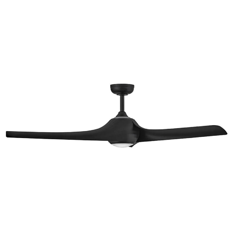 Hinkley 907256 Tiburon 56" Smart Ceiling Fan with LED Light Kit - Matte Black