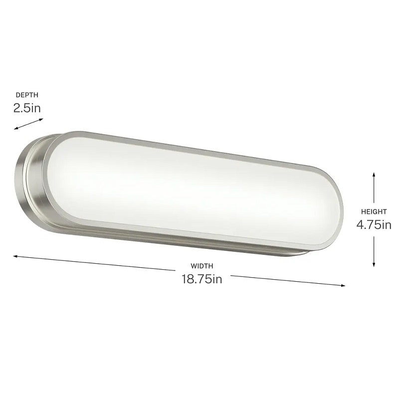 Kichler 55246 Daines 1-lt 19" LED Vanity Light