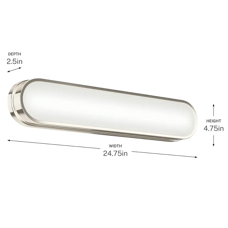 Kichler 55247 Daines 1-lt 25" LED Vanity Light