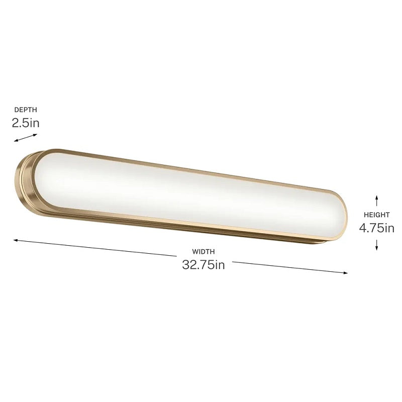 Kichler 55248 Daines 1-lt 33" LED Vanity Light