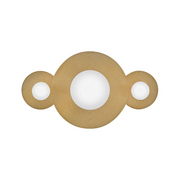 Hinkley 55250 Rhea 3-lt 10" LED Vanity - Heritage Brass