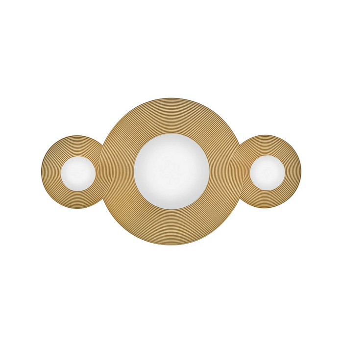 Hinkley 55250 Rhea 3-lt 10" LED Vanity - Heritage Brass