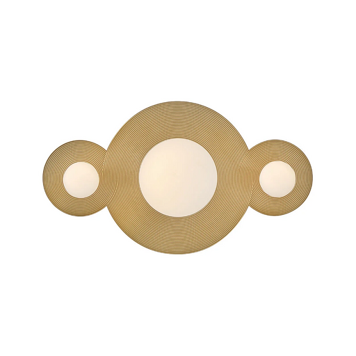 Hinkley 55250 Rhea 3-lt 10" LED Vanity - Heritage Brass