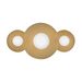 Hinkley 55252 Rhea 3-lt 18" LED Vanity - Heritage Brass