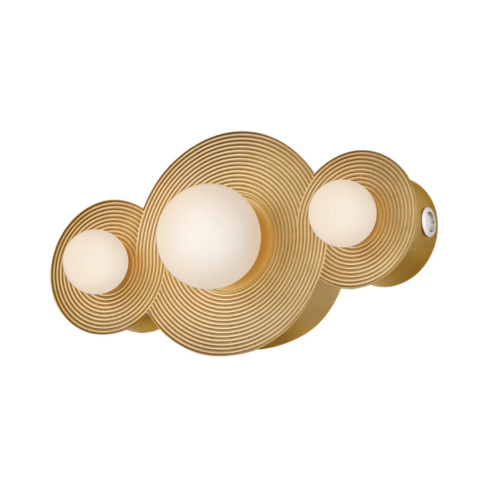Hinkley 55252 Rhea 3-lt 18" LED Vanity - Heritage Brass