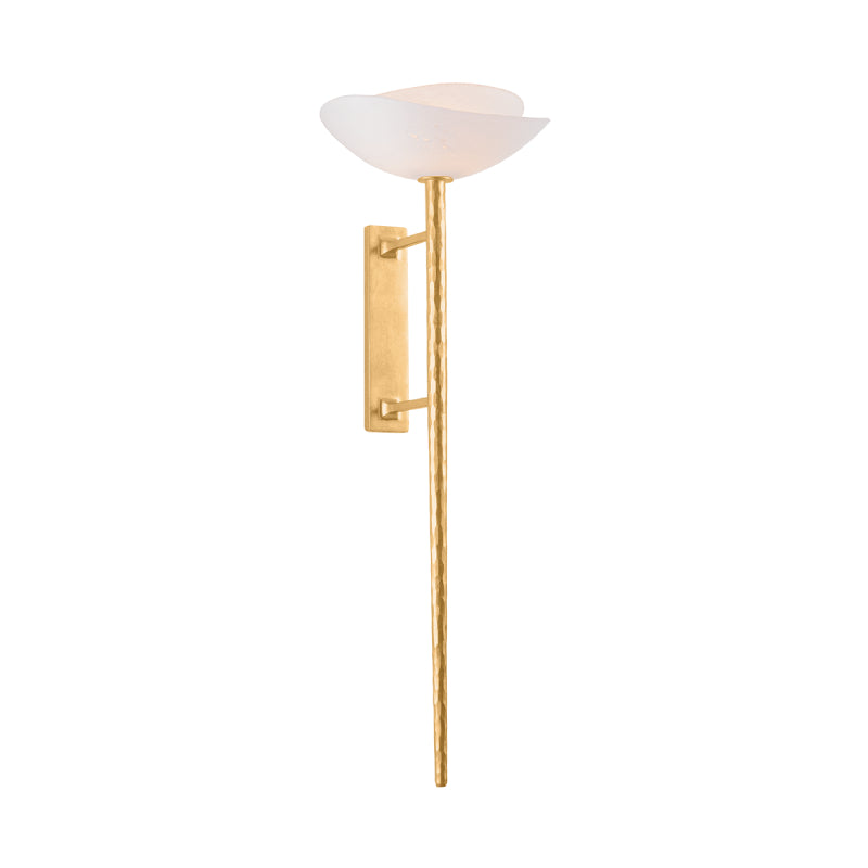 Corbett 554-01 Coppa 1-lt 38" Tall Wall Sconce - Vintage Gold Leaf