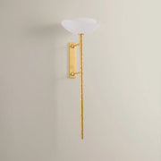 Corbett 554-01 Coppa 1-lt 38" Tall Wall Sconce - Vintage Gold Leaf