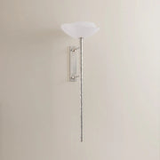 Corbett 554-01 Coppa 1-lt 38" Tall Wall Sconce - Warm Silver Leaf