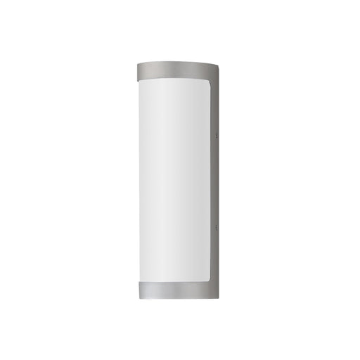 Maxim 55512 Halfpipe 2-lt 15" Tall LED Outdoor Wall Sconce, CCT Selectable - Brushed Aluminum