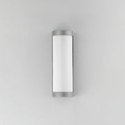 Maxim 55512 Halfpipe 2-lt 15" Tall LED Outdoor Wall Sconce, CCT Selectable - Brushed Aluminum