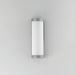 Maxim 55512 Halfpipe 2-lt 15" Tall LED Outdoor Wall Sconce, CCT Selectable - Brushed Aluminum