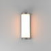 Maxim 55512 Halfpipe 2-lt 15" Tall LED Outdoor Wall Sconce, CCT Selectable - Brushed Aluminum